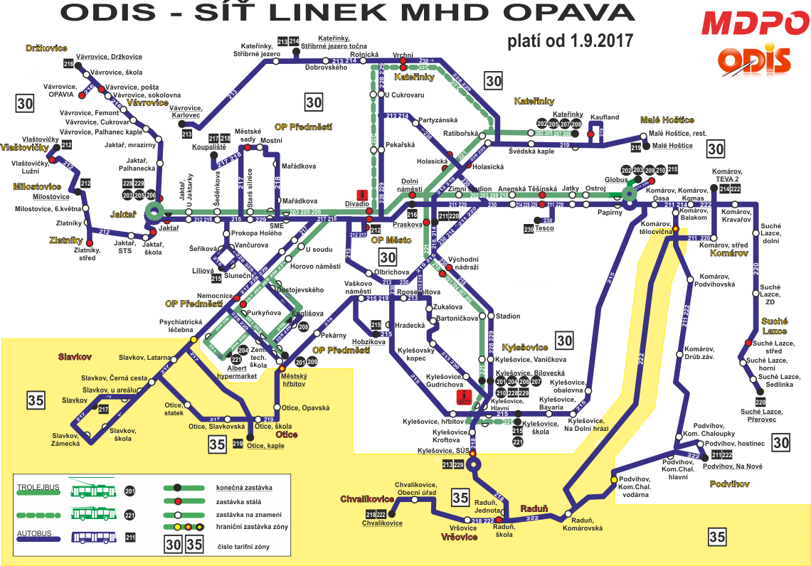 Opava — Maps