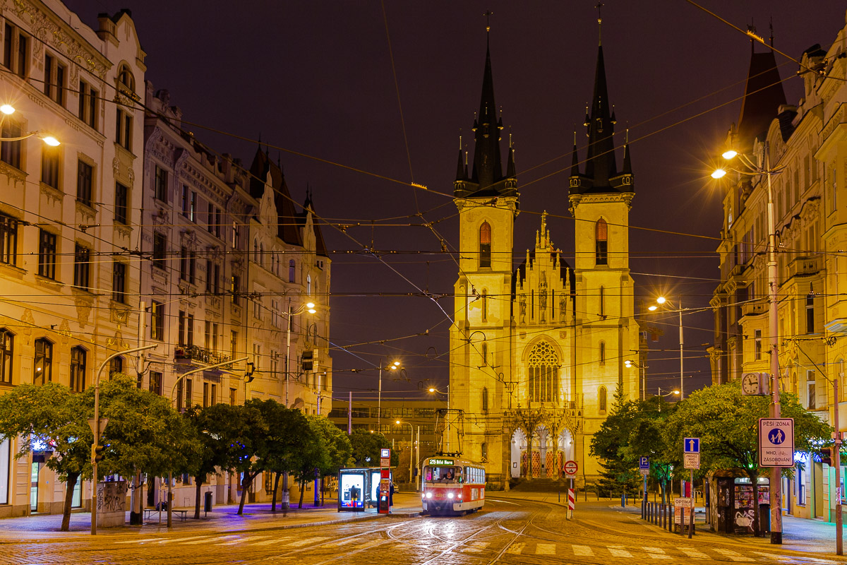 Prague — Tram Lines and Infrastructure