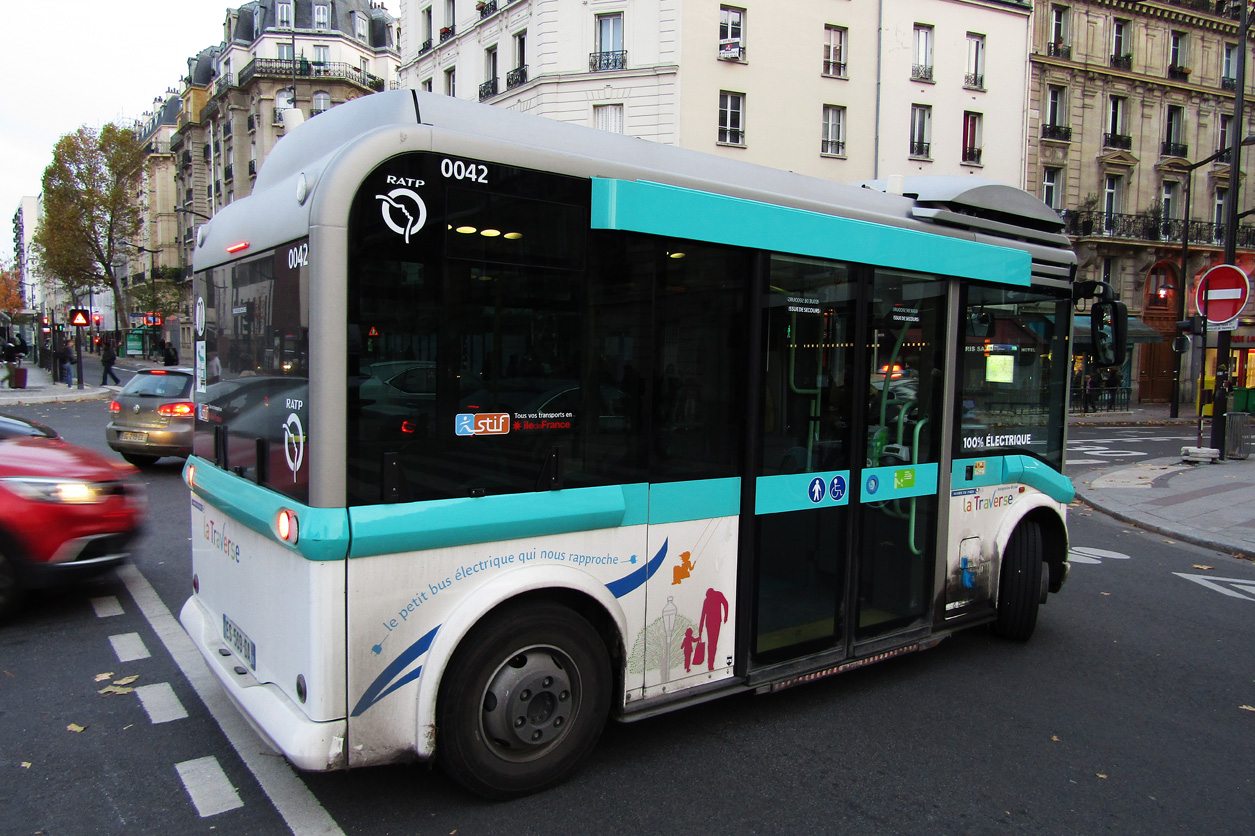 Париж -  Версаль -  Ивелин, Bolloré Bluebus 6 № 0042
