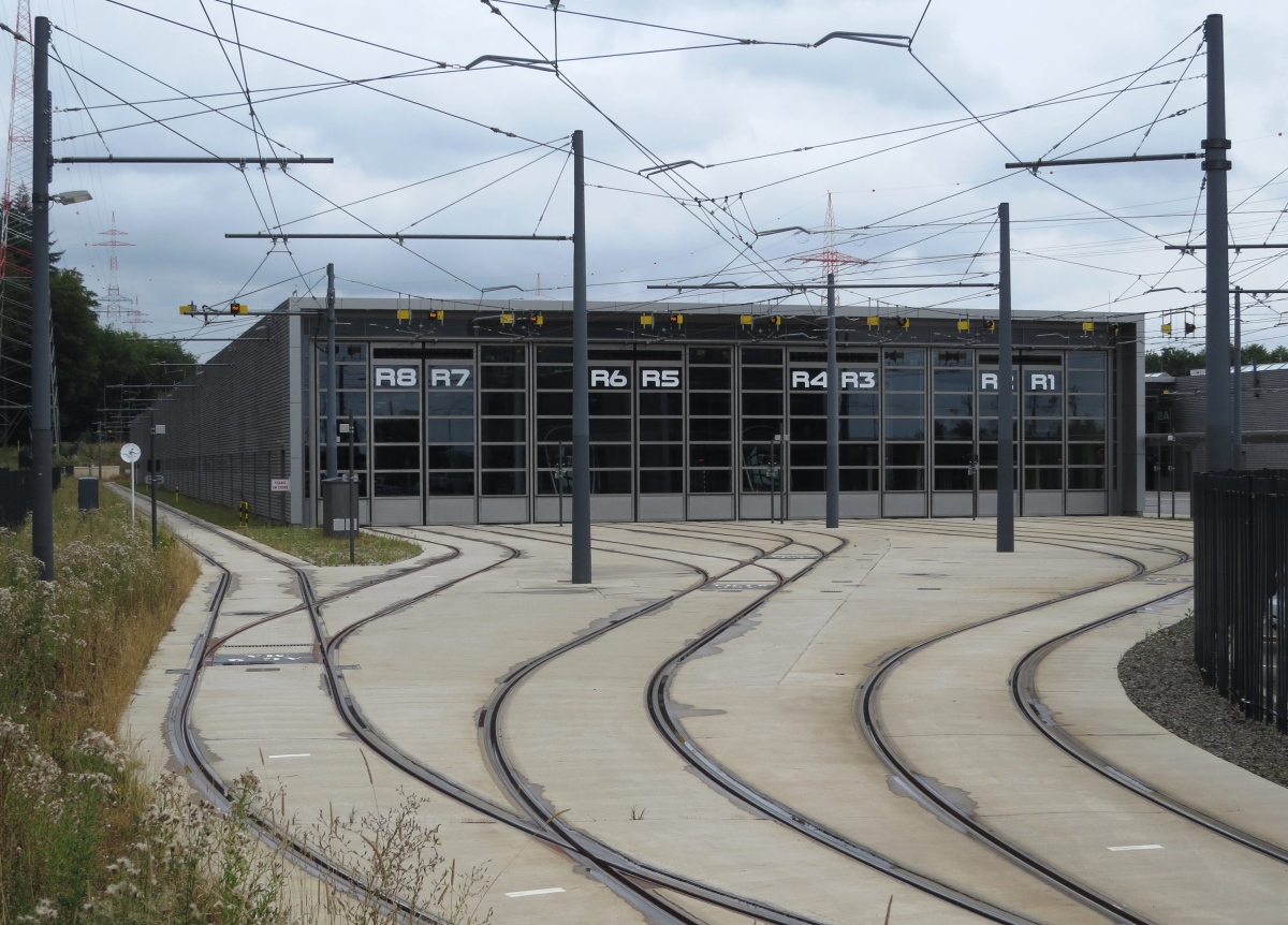 Люксембург — Трамвайные линии и инфраструктура