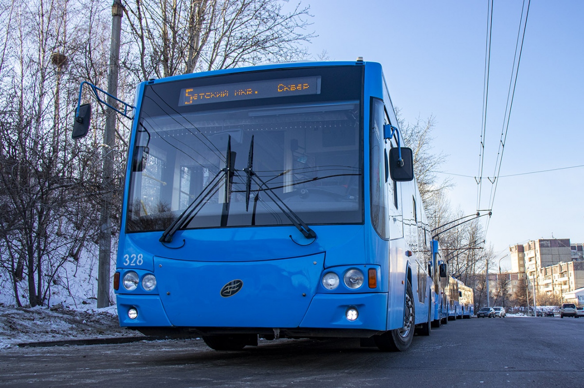 Иркутск — Открытие троллейбусной линии по Академическому мосту