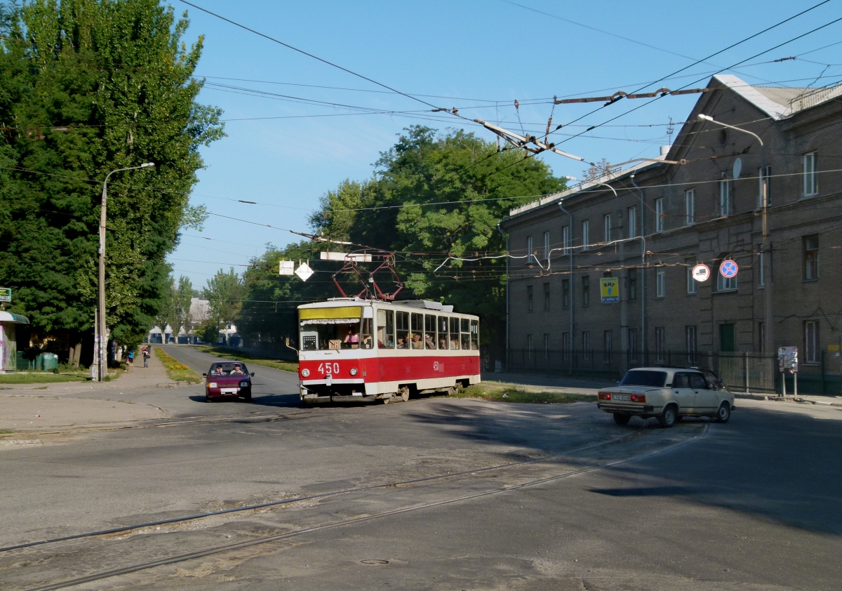 Zaporižia, Tatra T6B5SU nr. 450; Zaporižia — Trolleybus line to Kremniypolimer