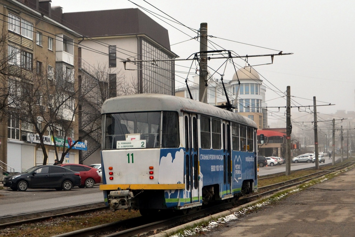 Pyatigorsk, Tatra T4D # 11