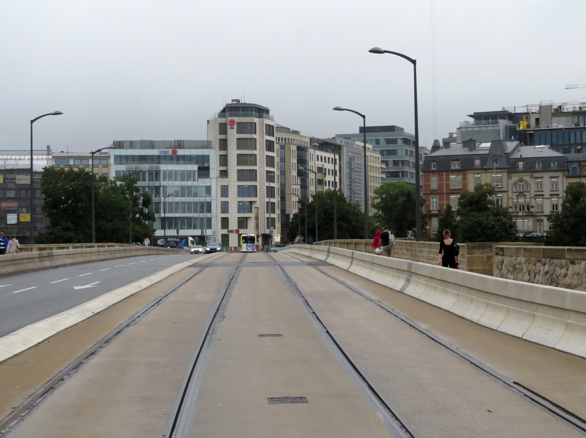 Люксембург — Строительство трамвайных линий