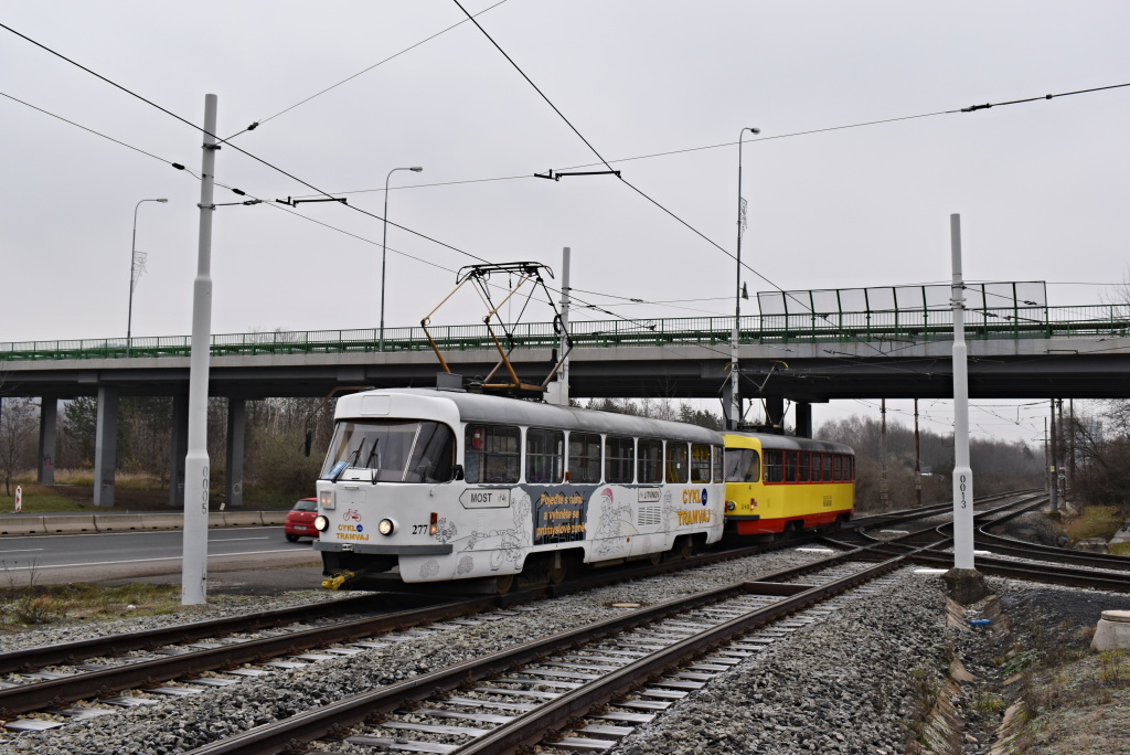 Мост и Литвинов, Tatra T3SUCS № 277