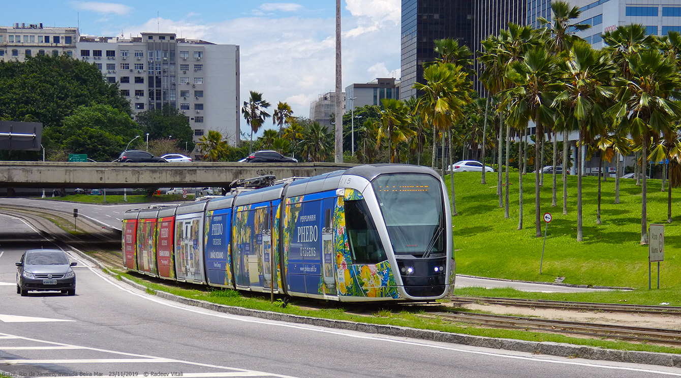 Rio de Janeiro, Alstom Citadis 402 nr. 115