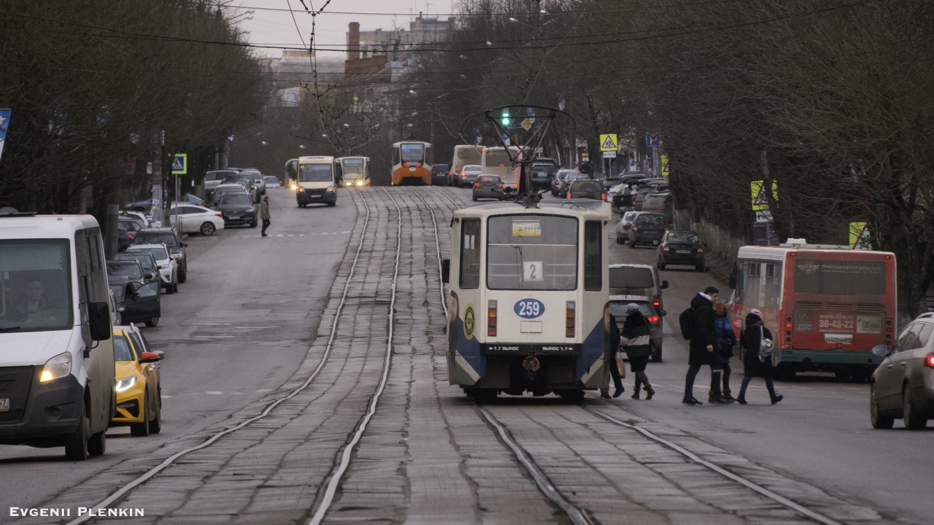 Смоленск, 71-608КМ № 259; Смоленск — Трамвайные линии, инфраструктура и конечные станции