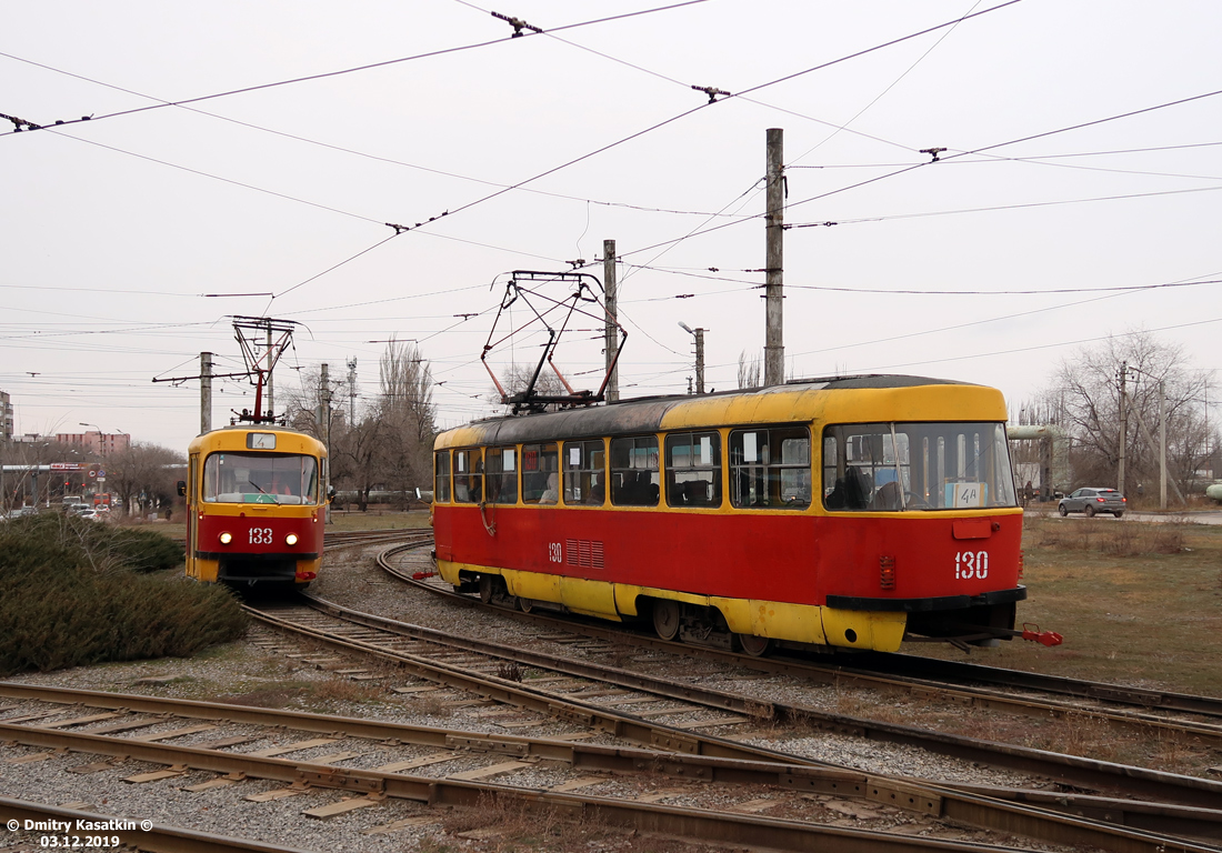 Волжский, Tatra T3SU № 133; Волжский, Tatra T3SU № 130
