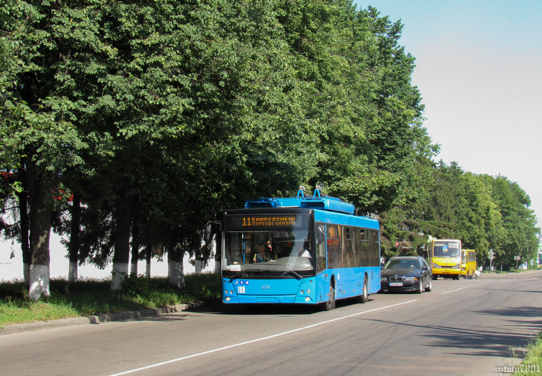 Rivne, Dnipro T203 # 188; Rivne — Trolleybus Lines with Use of Auxiliary Power