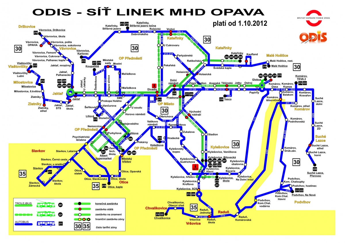 Opava — Maps