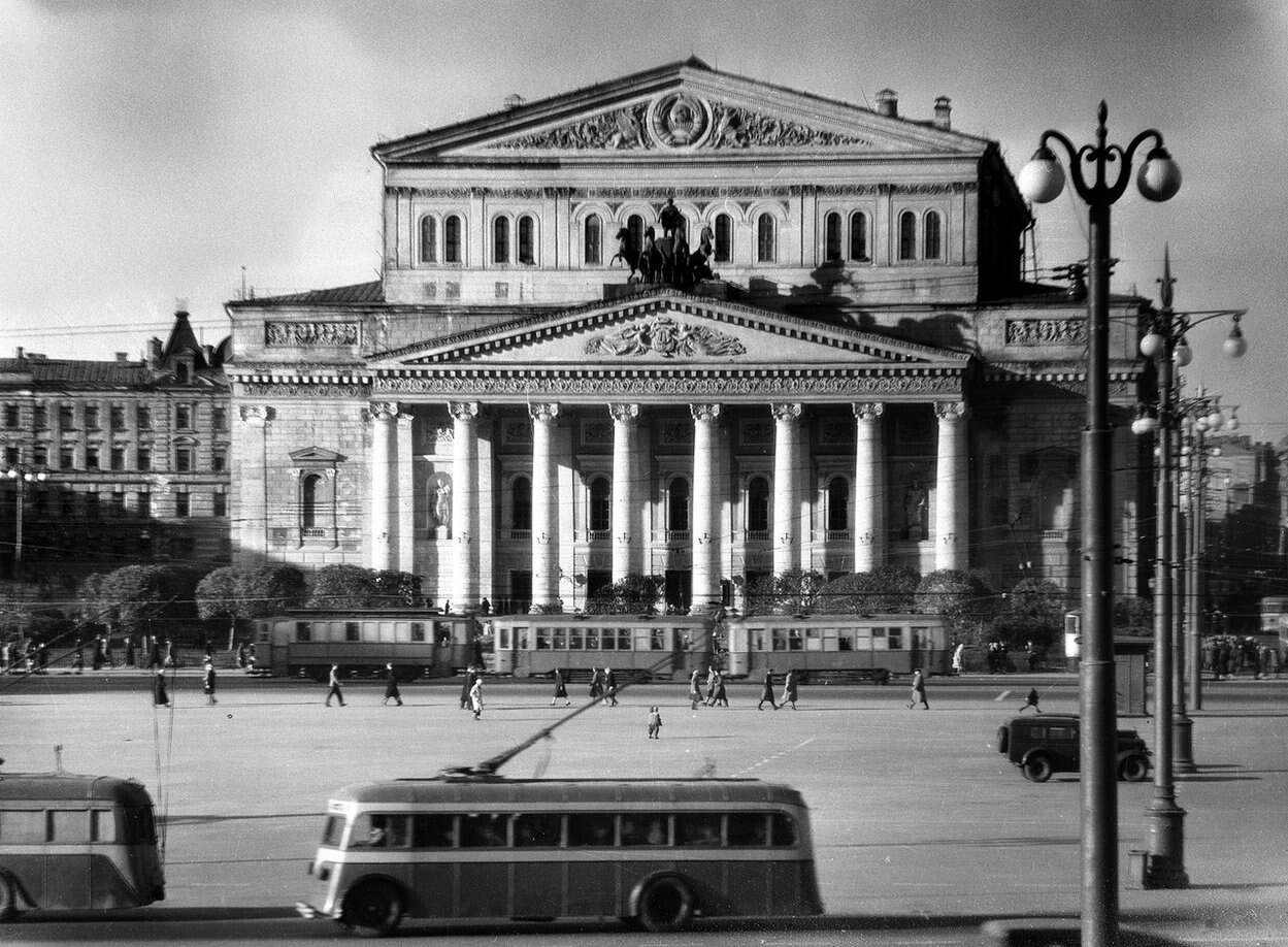 Москва — Исторические фотографии — Трамвай и Троллейбус (1921-1945)