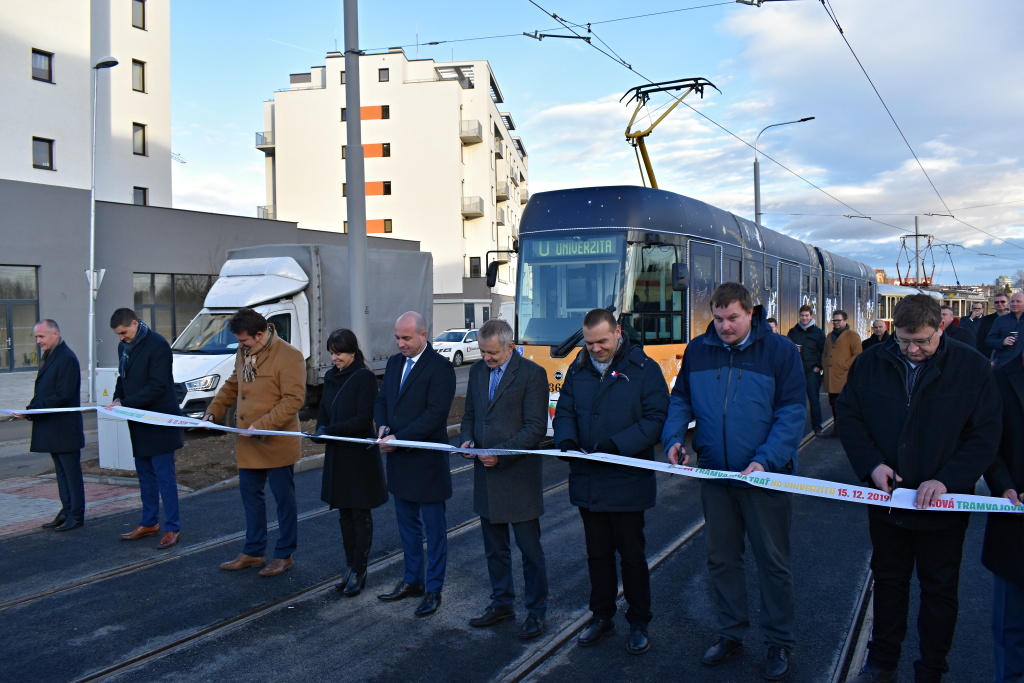 Пльзень — Строительство и открытие трамвайной линии на Борска Поле; Пльзень — Трамвайные линии и инфраструктура