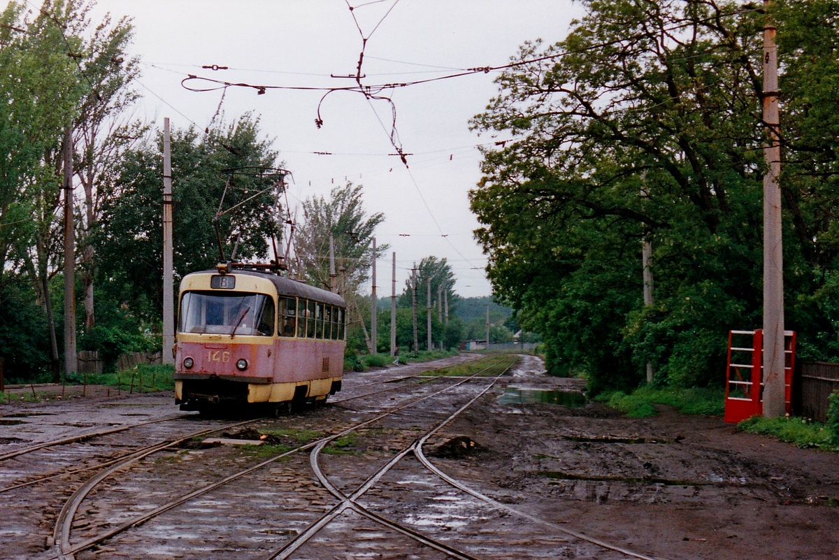 Донецк, Tatra T3SU № 146 (4146); Донецк — Фотографии Алекса Краковски — 22.05.1998