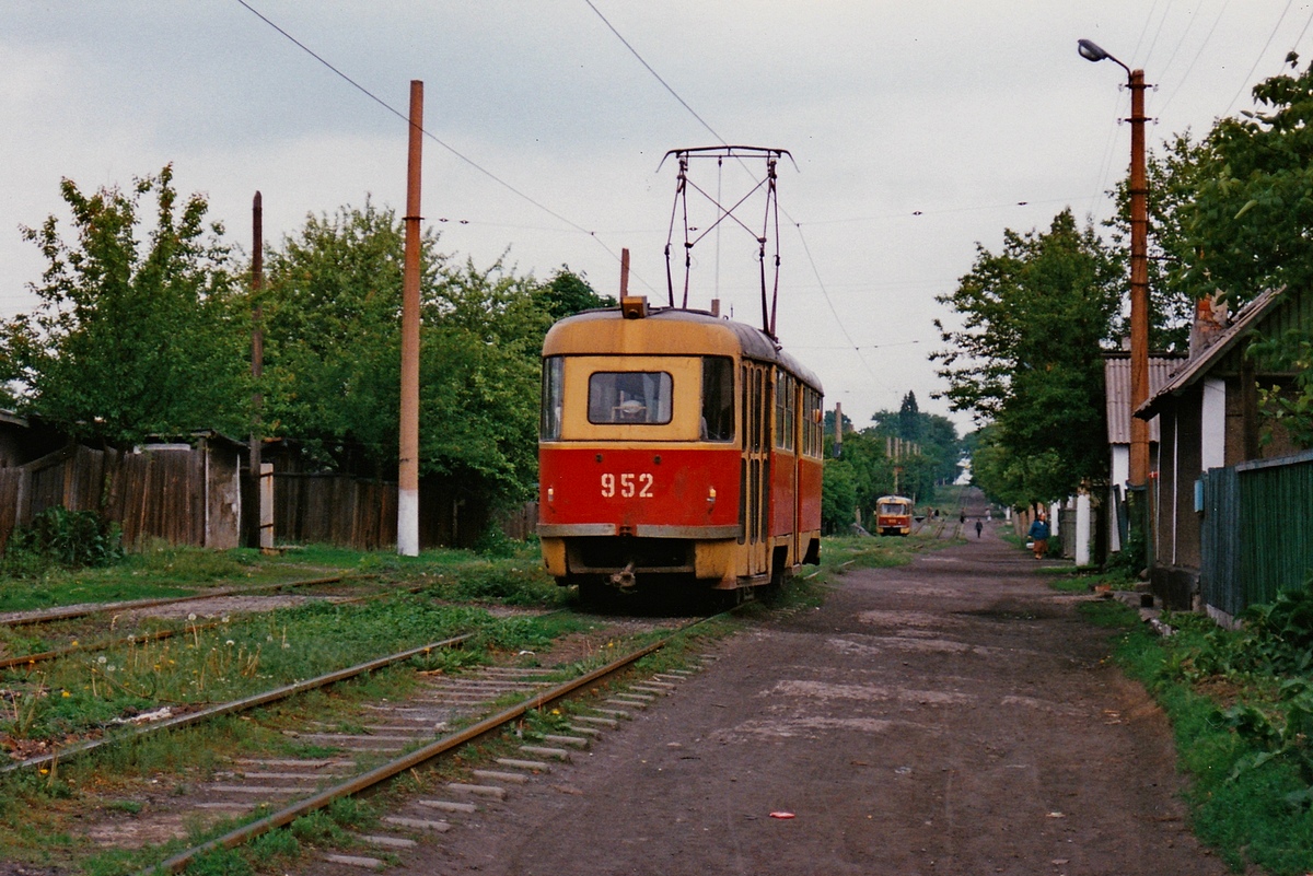 Донецк, Tatra T3SU № 952 (3952); Донецк — Фотографии Алекса Краковски — 22.05.1998
