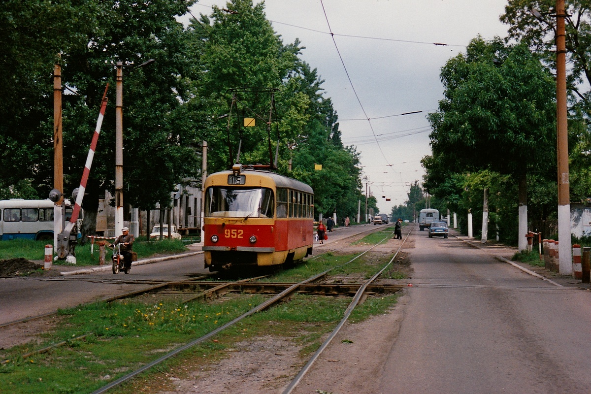 Донецк, Tatra T3SU № 952 (3952); Донецк — Фотографии Алекса Краковски — 22.05.1998