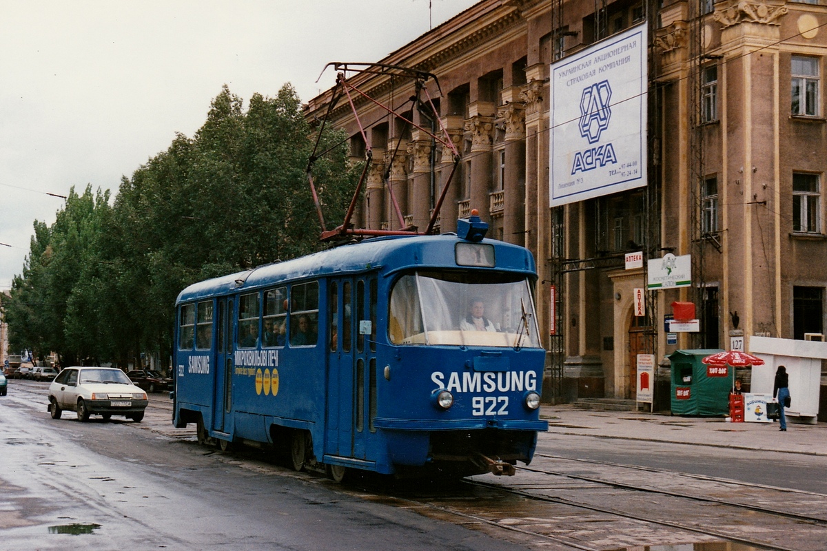 Донецк, Tatra T3SU № 922 (3922); Донецк — Фотографии Алекса Краковски — 22.05.1998