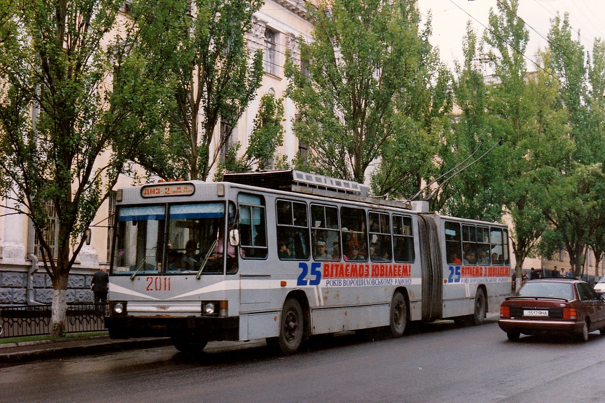 Донецк, ЮМЗ Т1 № 2011; Донецк — Фотографии Алекса Краковски — 22.05.1998