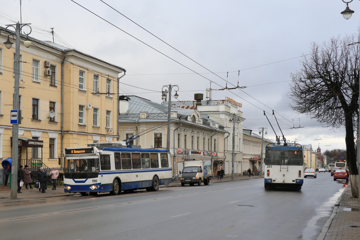 Владимир — Троллейбусные линии и инфраструктура