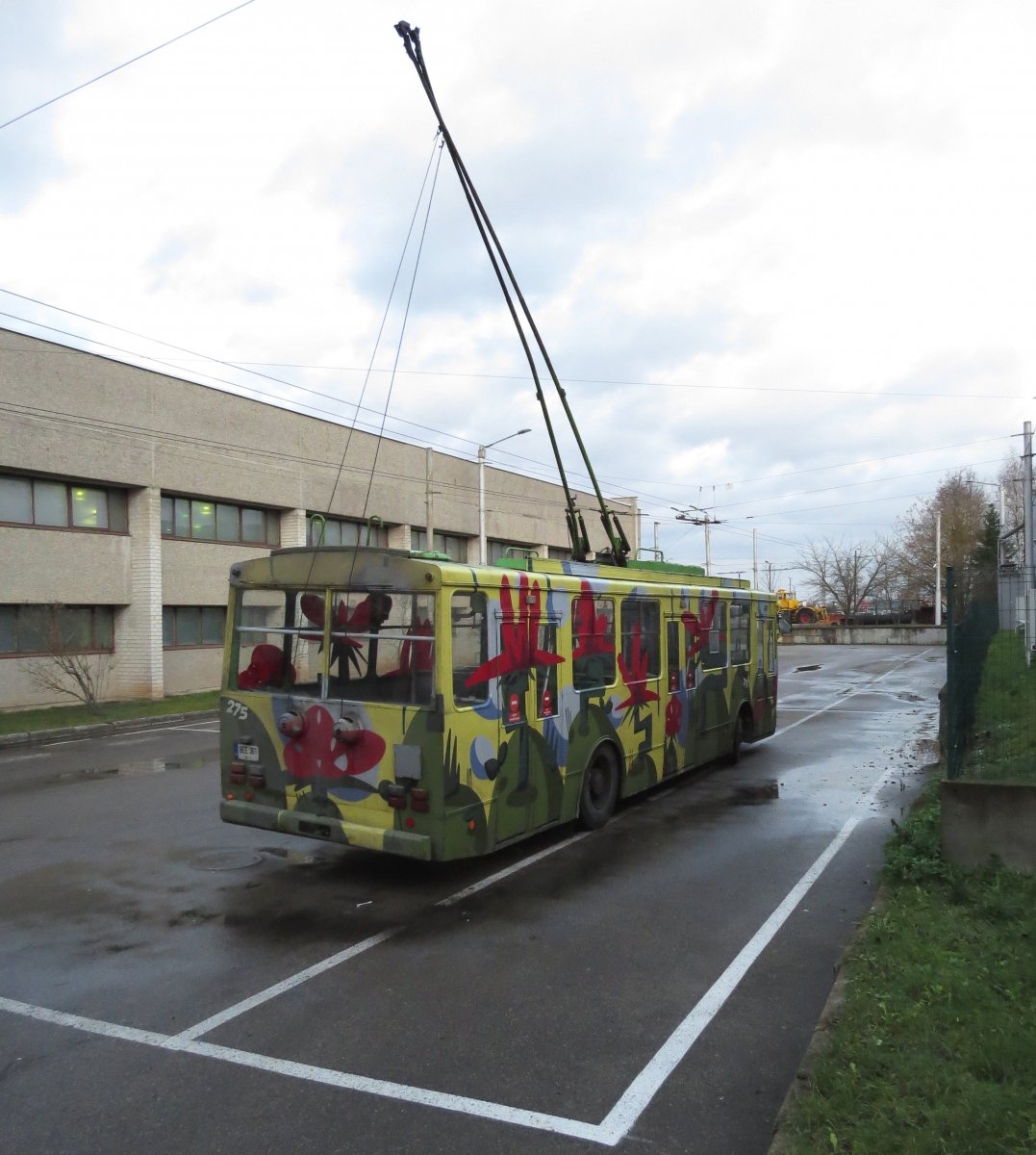 Kaunas, Škoda 14Tr02/6 č. 275; Kaunas — Trolleybus depot