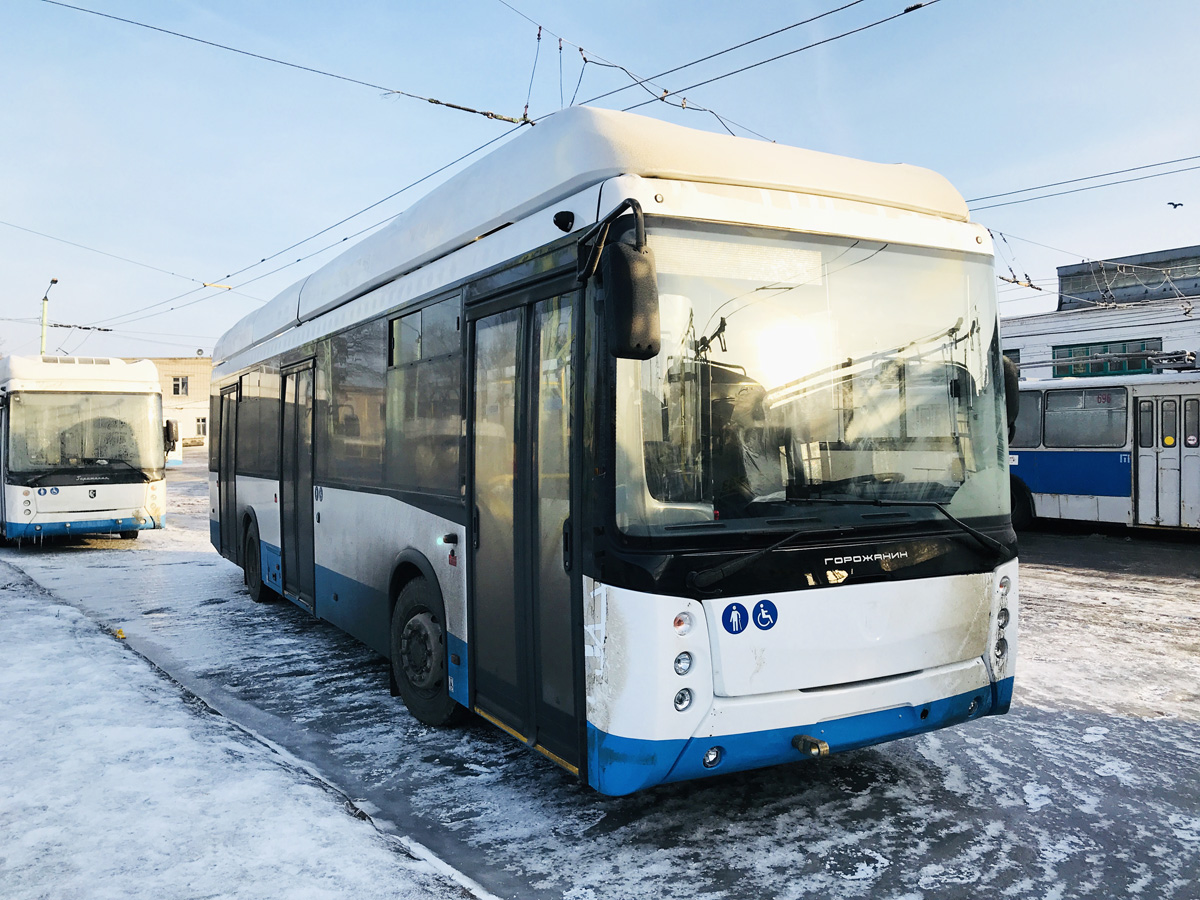 Cheboksary, UTTZ-6241-10-02 “Gorozhanin” č. 911 — Fotografia — Mestská  Elektrická Hromadná Doprava