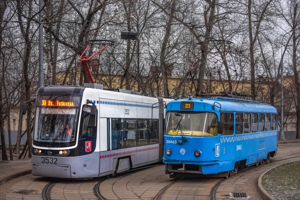 Москва, 71-414 (Pesa Fokstrot) № 3532; Москва, МТТА № 30465