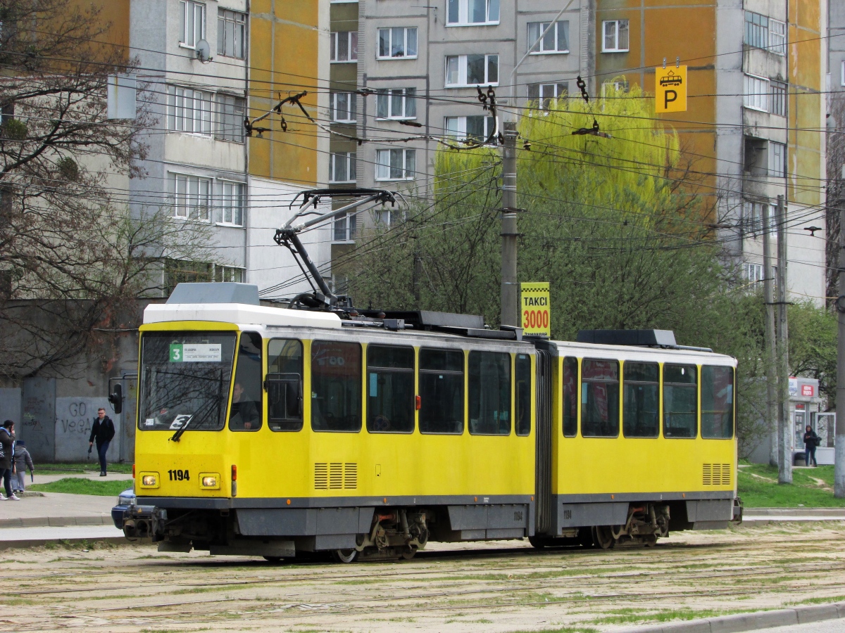 Львов, Tatra KT4DM № 1194
