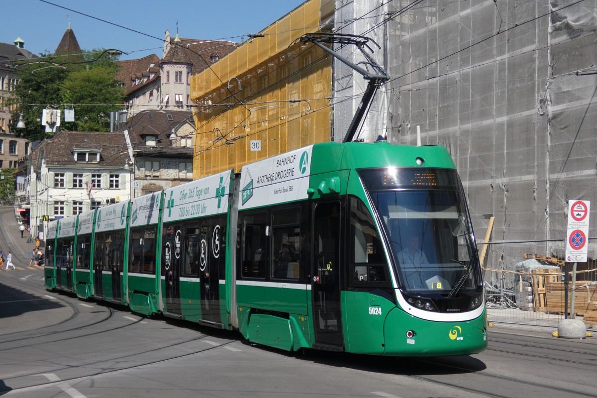 Basel, Bombardier Flexity 2 Nr. 5024