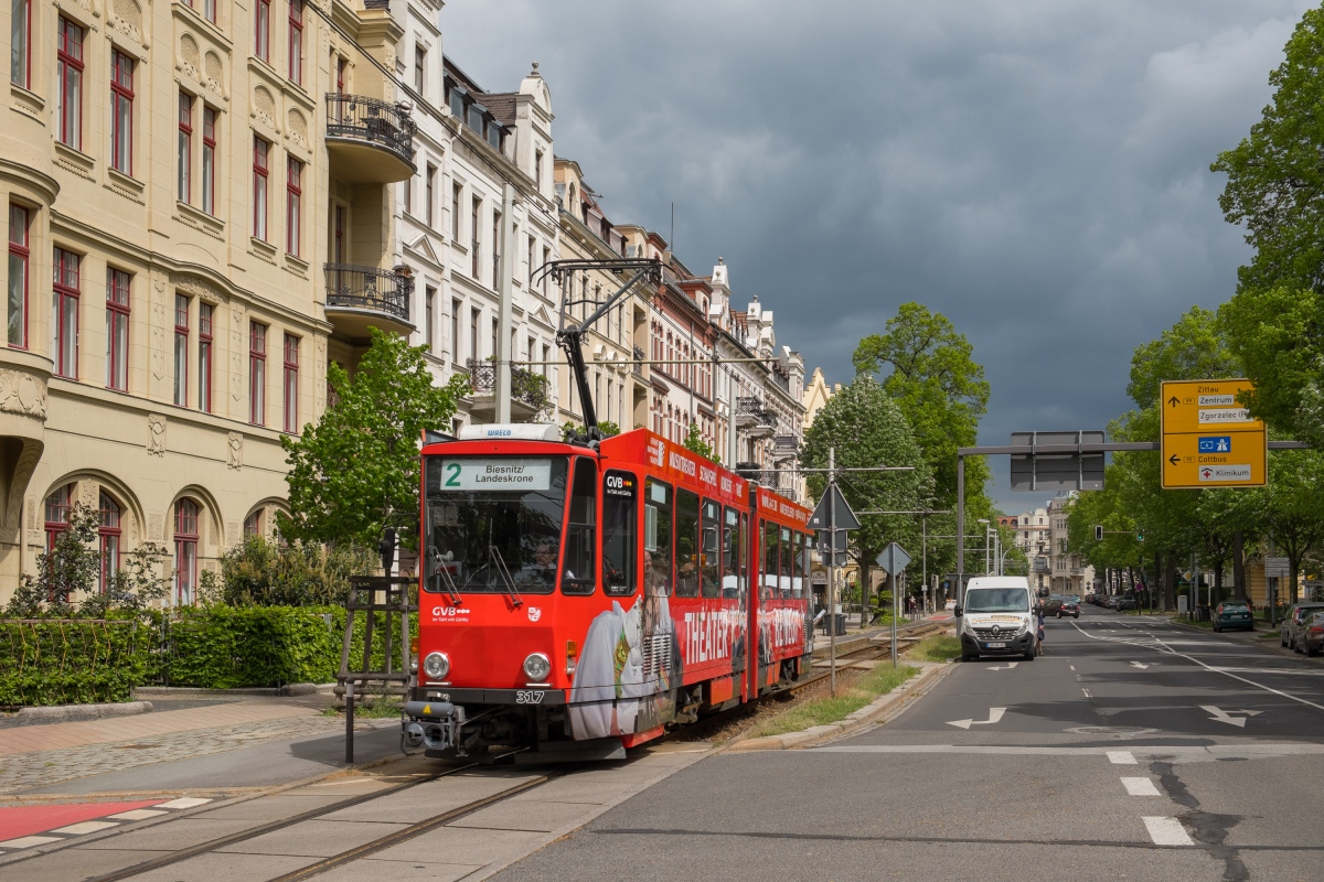 Гьорлиц, Tatra KT4DC № 317