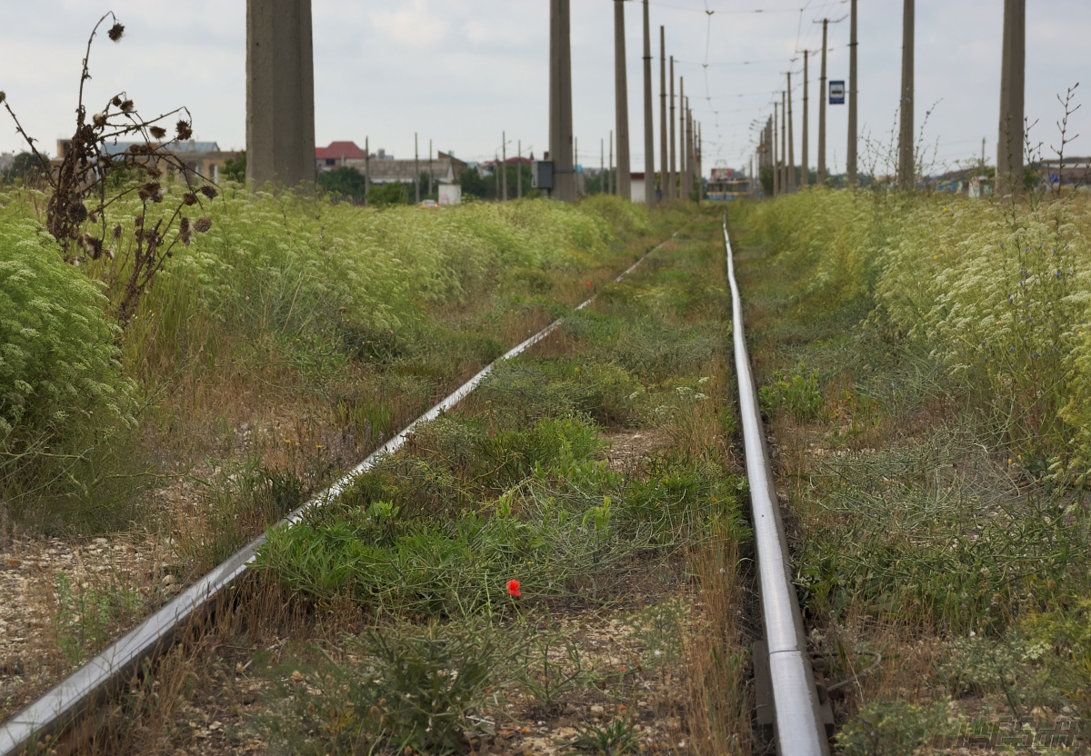 Евпатория — Трамвайные линии и инфраструктура