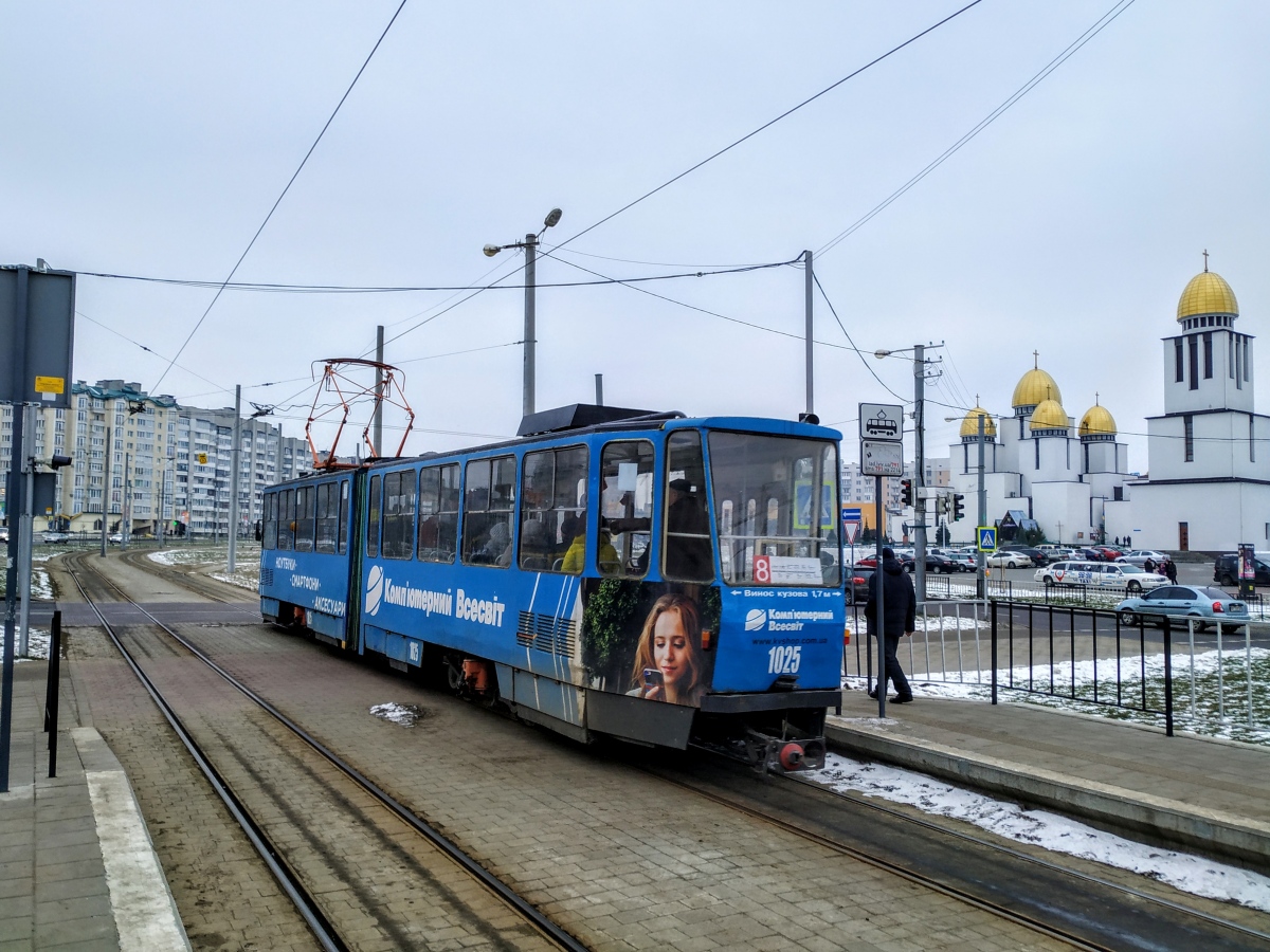 Львов, Tatra KT4SU № 1025