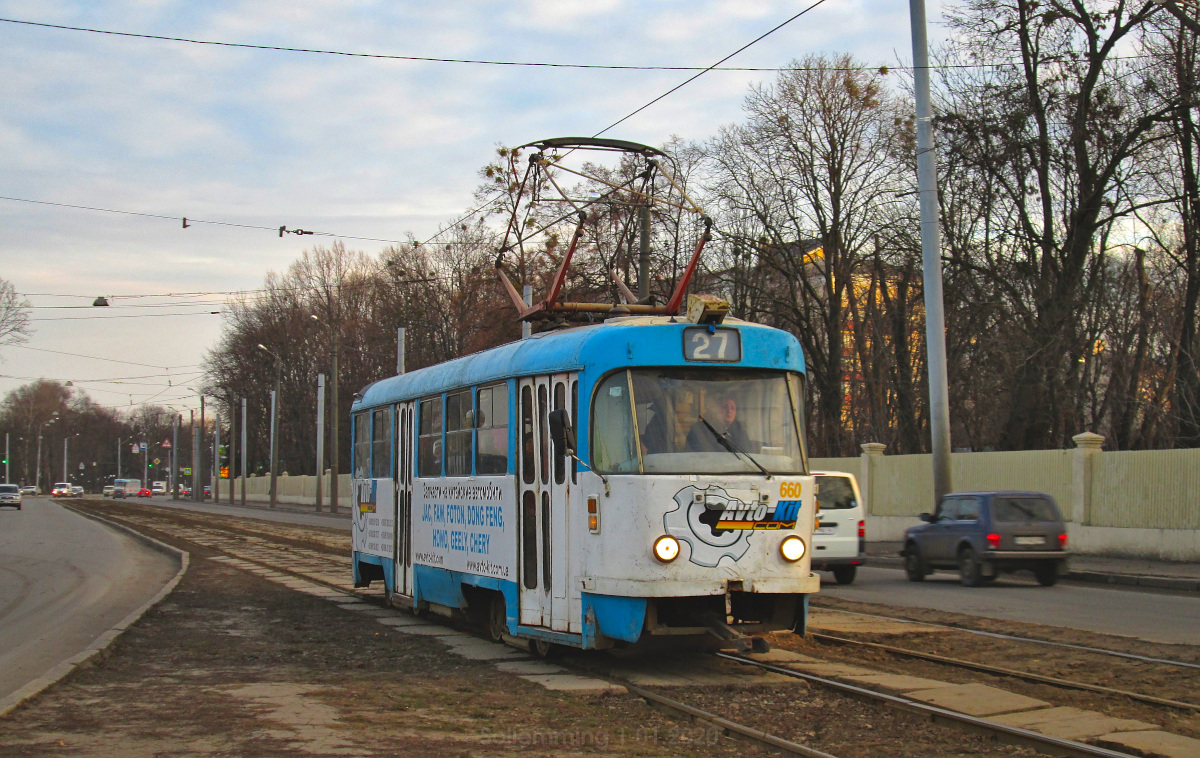 Харьков, Tatra T3SU № 660