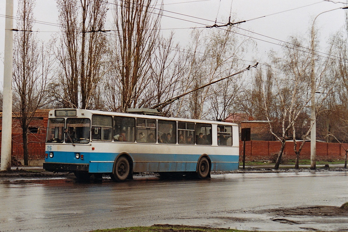 Chakhty, VMZ-100 N°. 26; Chakhty — Shakhty trolleybus at the turn of the XX and XXI centuries (2000 — 2001)