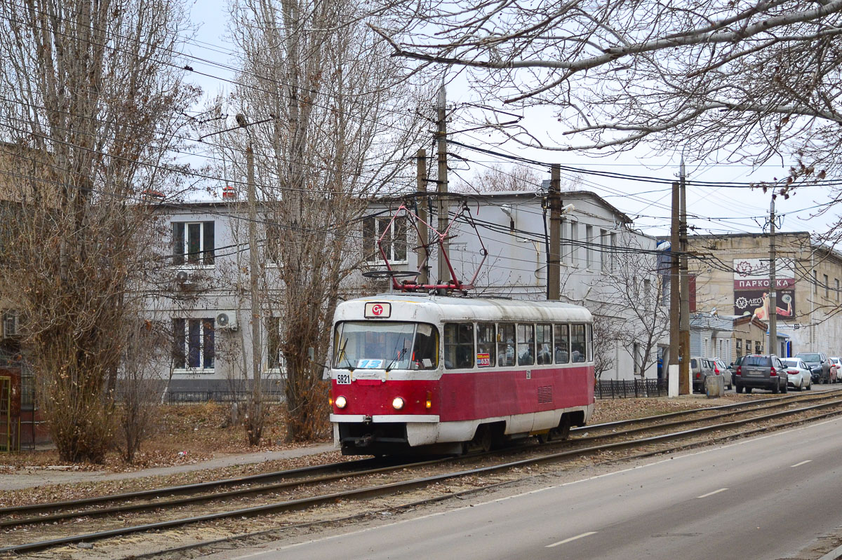 Волгоград, Tatra T3SU № 5821