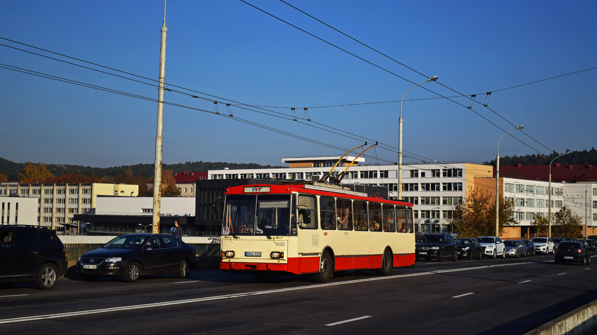 Вильнюс, Škoda 14Tr89/6 № 1533