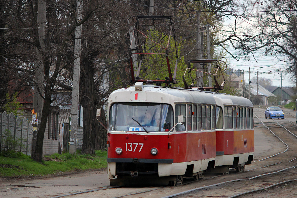 Днепр, Tatra T3SU № 1377