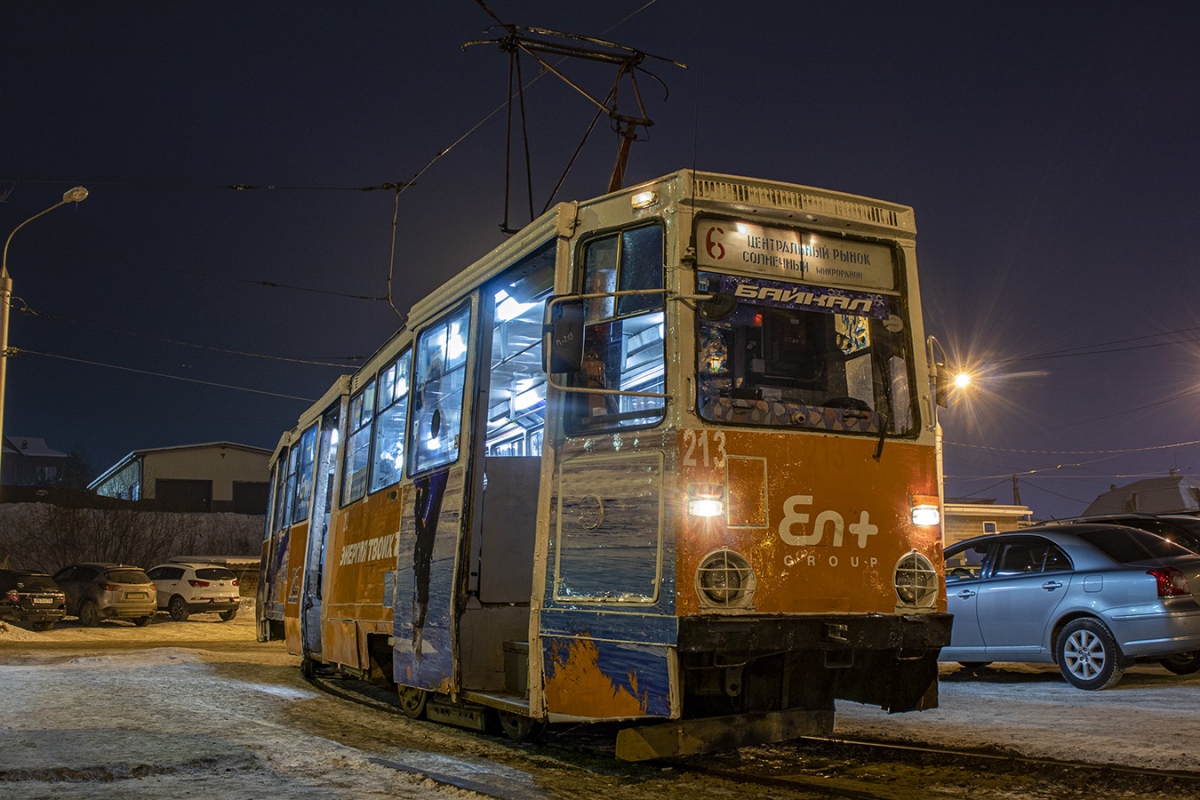 Иркутск, 71-605А № 213; Иркутск — Фотографии в тёмное время суток