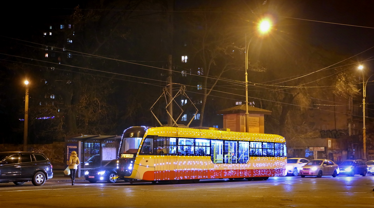 Одесса, T3 КВП Од «Одиссей» № 4072; Одесса — Новогодний электротранспорт