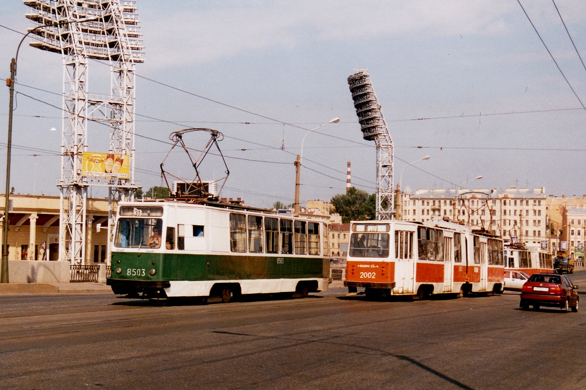 Санкт-Петербург, ЛМ-68М № 8503; Санкт-Петербург, ЛВС-86К № 2002