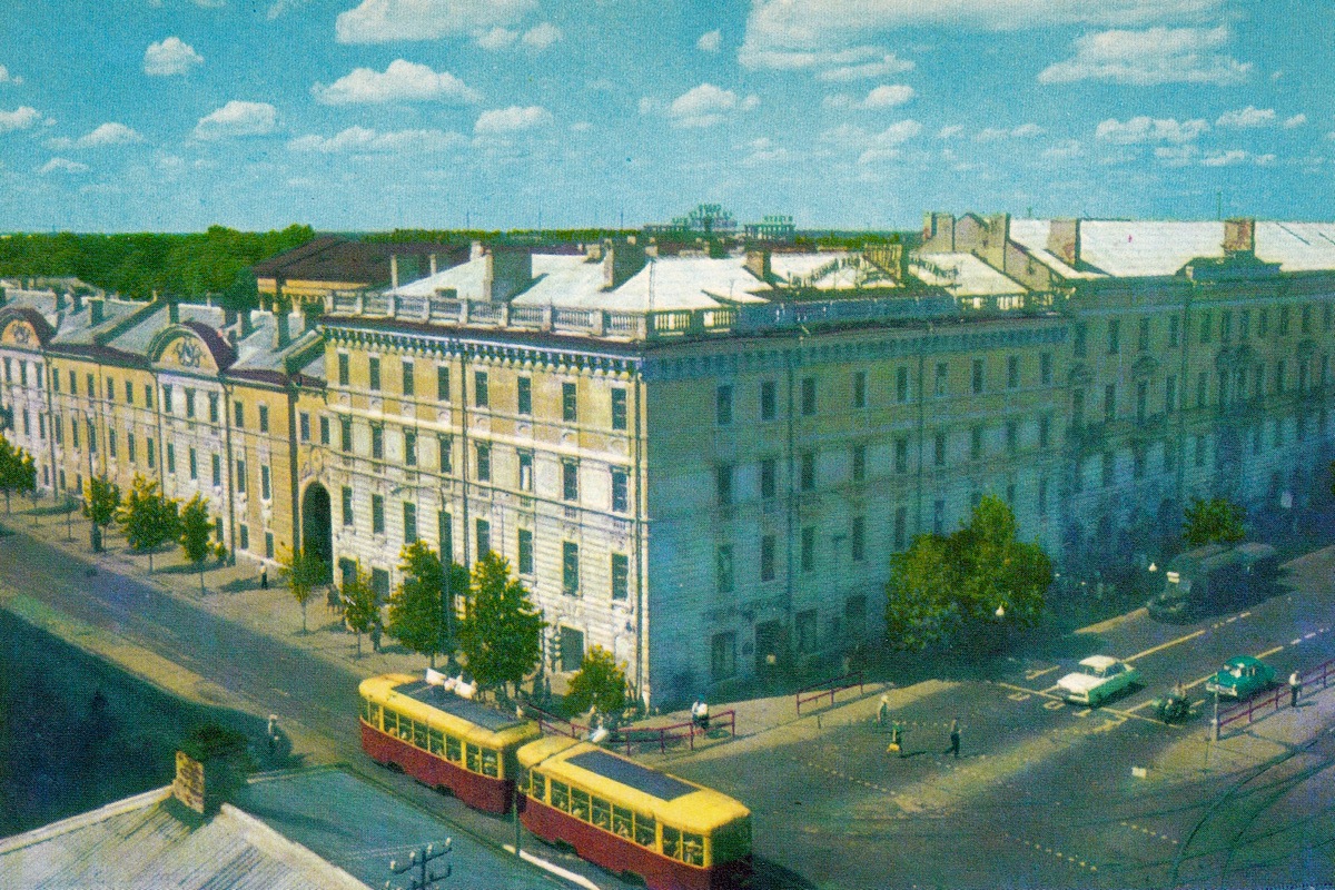 Tver — Old photos (1917–1991); Tver — Streetcar lines: Central district