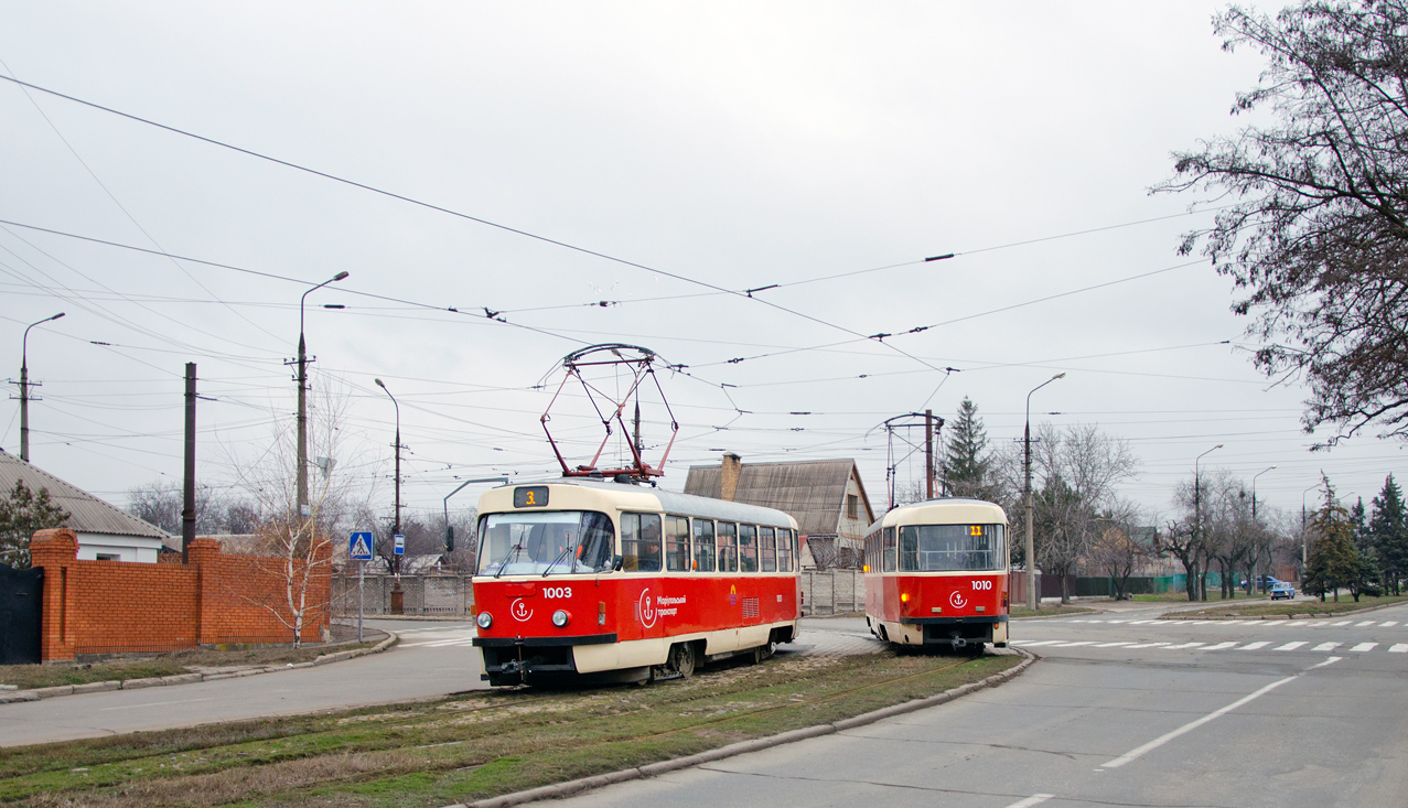 Мариуполь, Tatra T3SUCS № 1003; Мариуполь, Tatra T3SUCS № 1010