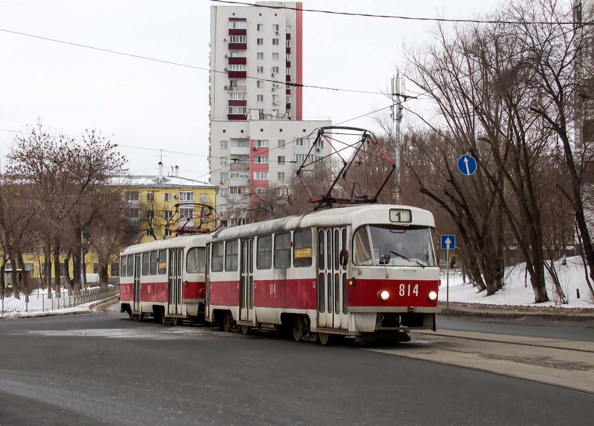 Самара, Tatra T3SU № 814