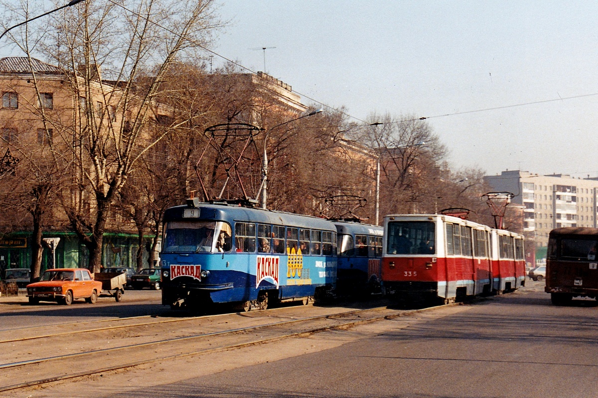 Воронеж, Tatra T3SU № 243; Воронеж, 71-605 (КТМ-5М3) № 335