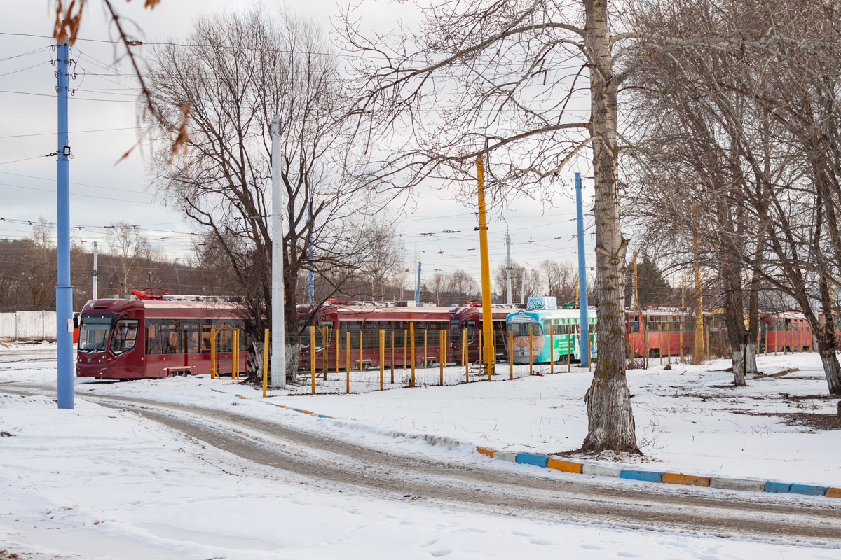 Kazan — Kabushkin tram depot; Kazan — New trams