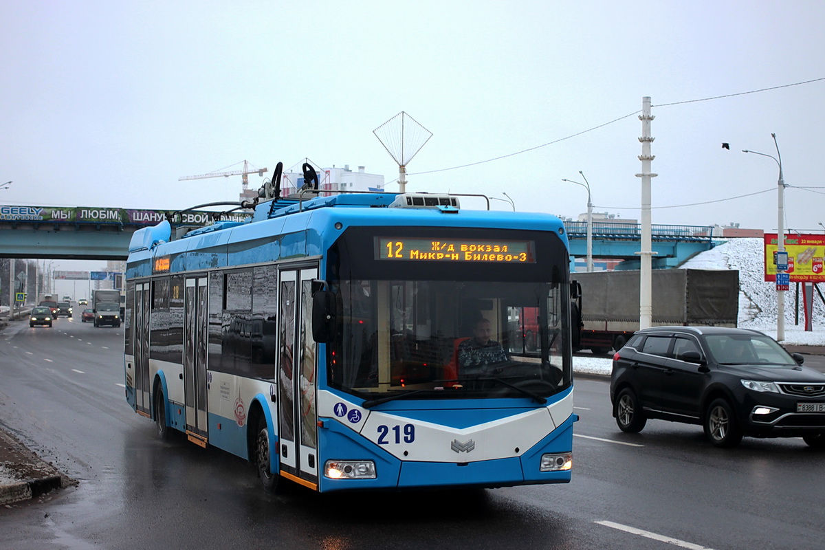 Витебск, БКМ 32100D № 219; Витебск — Троллейбусные маршруты с использованием автономного хода