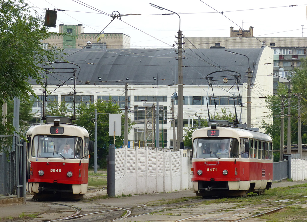 Киев, Tatra T3SUCS № 5471; Киев, Tatra T3SUCS № 5646