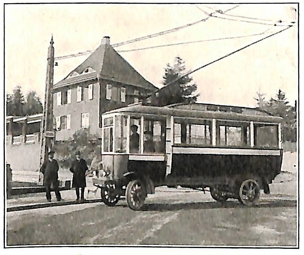 Вурцен — Испытание троллейбусов для других городов; Вурцен — Старые фотографии