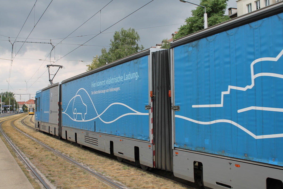 Дрезден, CarGoTram прицепной № 2022; Дрезден — Грузовой трамвай «CarGoTram» (2001 — 2020)
