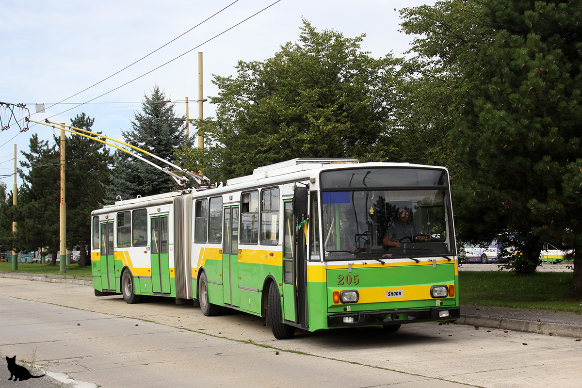 Жилина, Škoda 15Tr10/7 № 205; Жилина — Церемония прощания с троллейбусами Шкода 14Tr & 15Tr (17.08.2019)