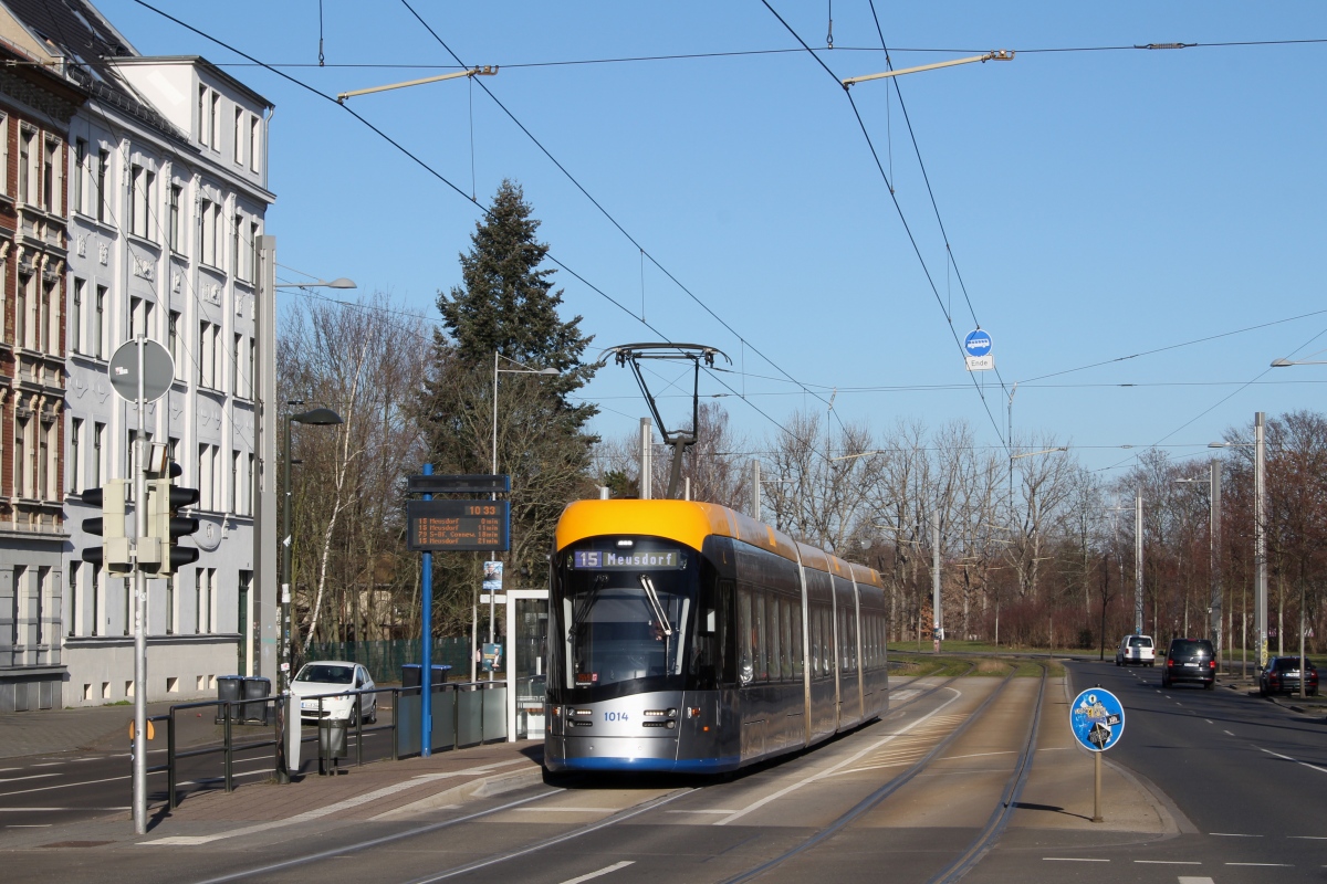 Leipzig, Solaris Tramino Leipzig (NGT10) Nr. 1014