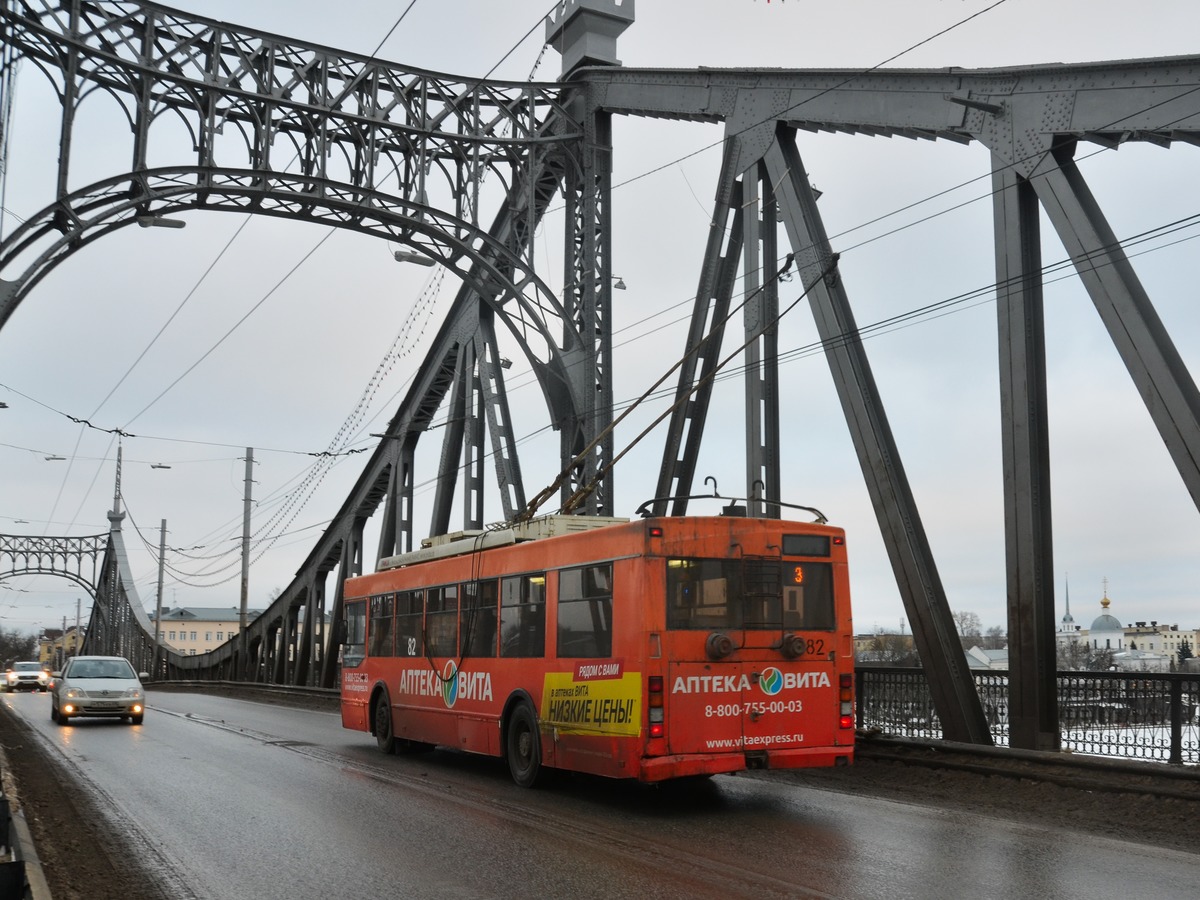 Тверь, Тролза-5275.03 «Оптима» № 82; Тверь — Последние годы тверского троллейбуса (2019 — 2020 гг.)